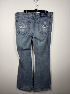 ROCK N REPUBLIC | Y2K Victoria Beckham Jeans Size 30 Missing Rhinestones